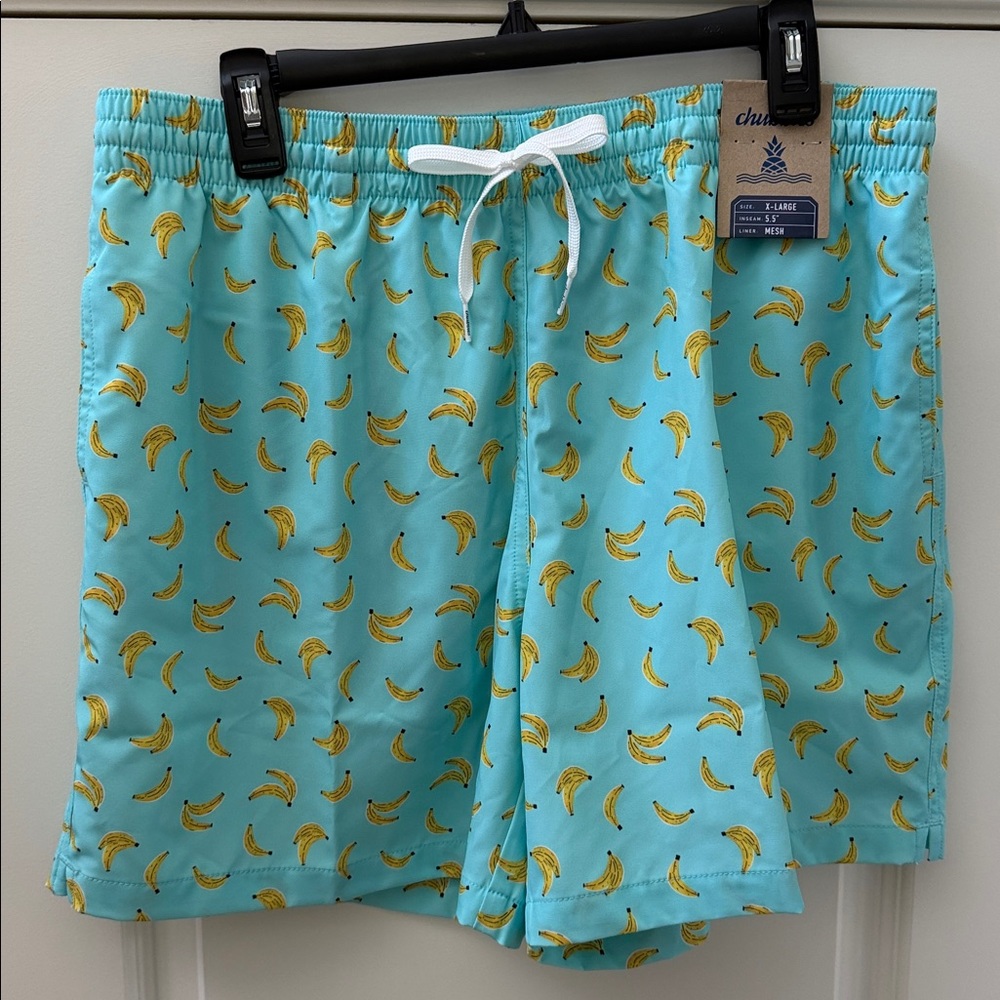 Chubbies The Peelio Dealios 5.5" Inseam Classic Swim Trunk Mens Size XL Bananas